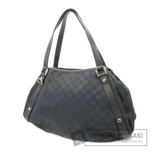 Gucci GG Canvas Abbey Shoulder Bag Black